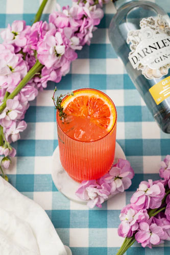 Darnley's Gin: Blood Orange & Elderflower Gin Cocktail