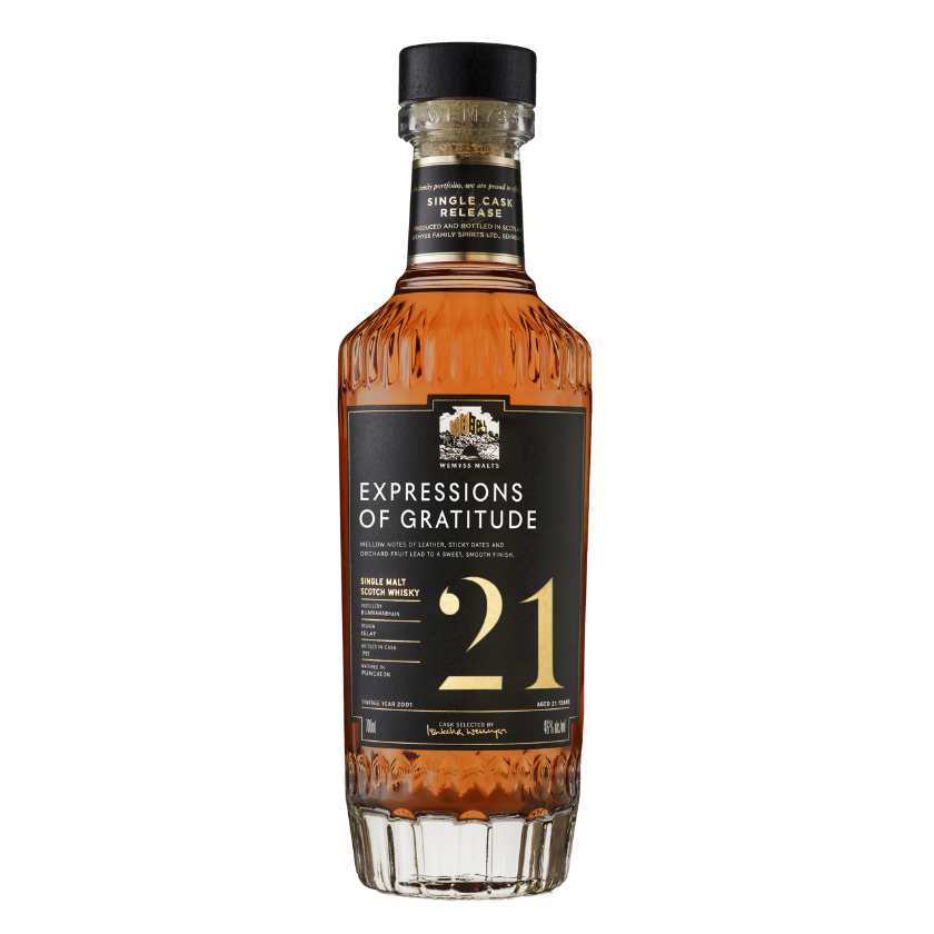 Expressions of Gratitude | 21 YO Bunnahabhain  | 70cl (2 bottles remaining online)