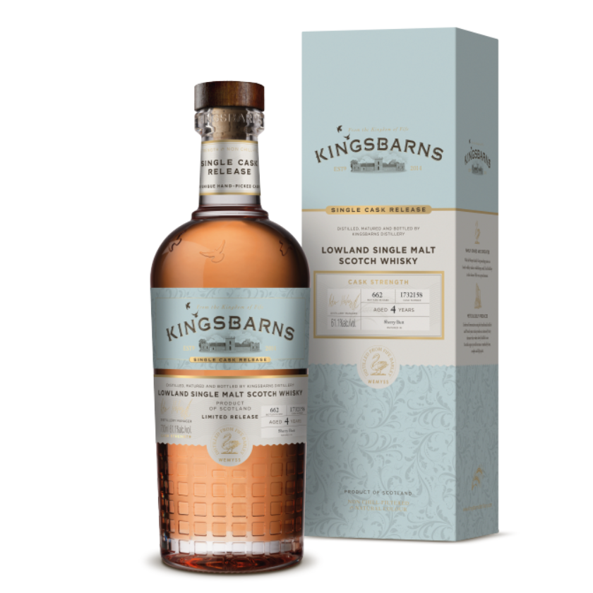 Kingsbarns Sherry Matured Cask Strength Single Cask #158 70cl