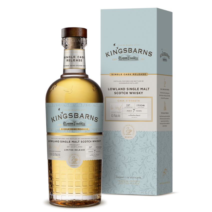 Kingsbarns Ex-Bourbon Cask Strength Single Cask #246 70cl